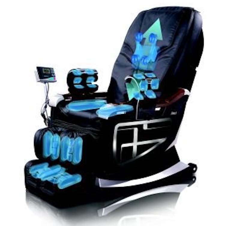 Forever Rest Premium Massage Chair w/body scan, BUILT IN HEAT(TOP OF THE LINE) 10yr. Warranty (Black)