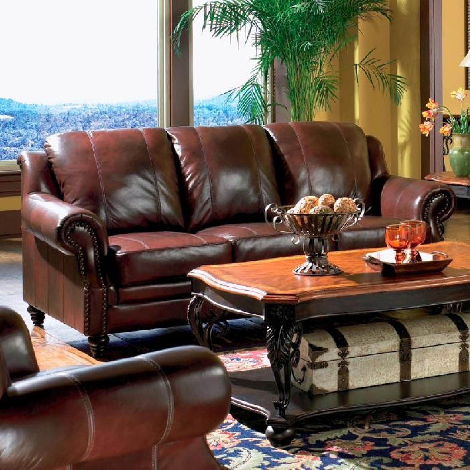 Harvard Leather Sofa