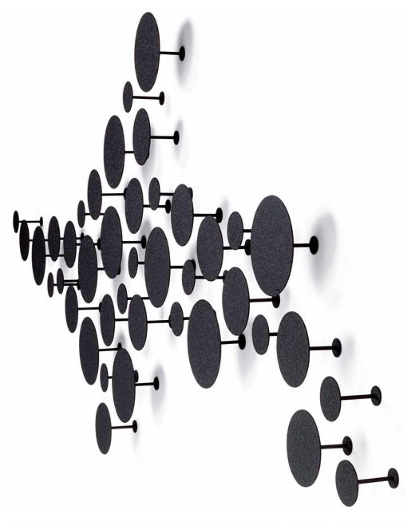 Metal wall art circles