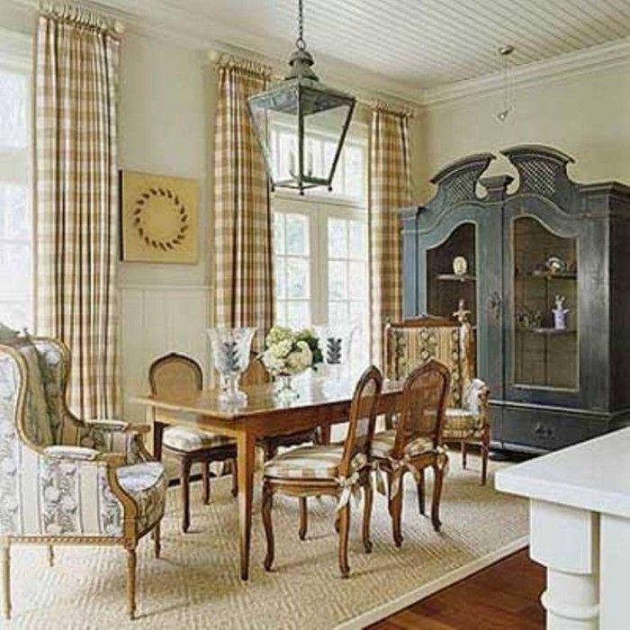 Plaid panel curtains