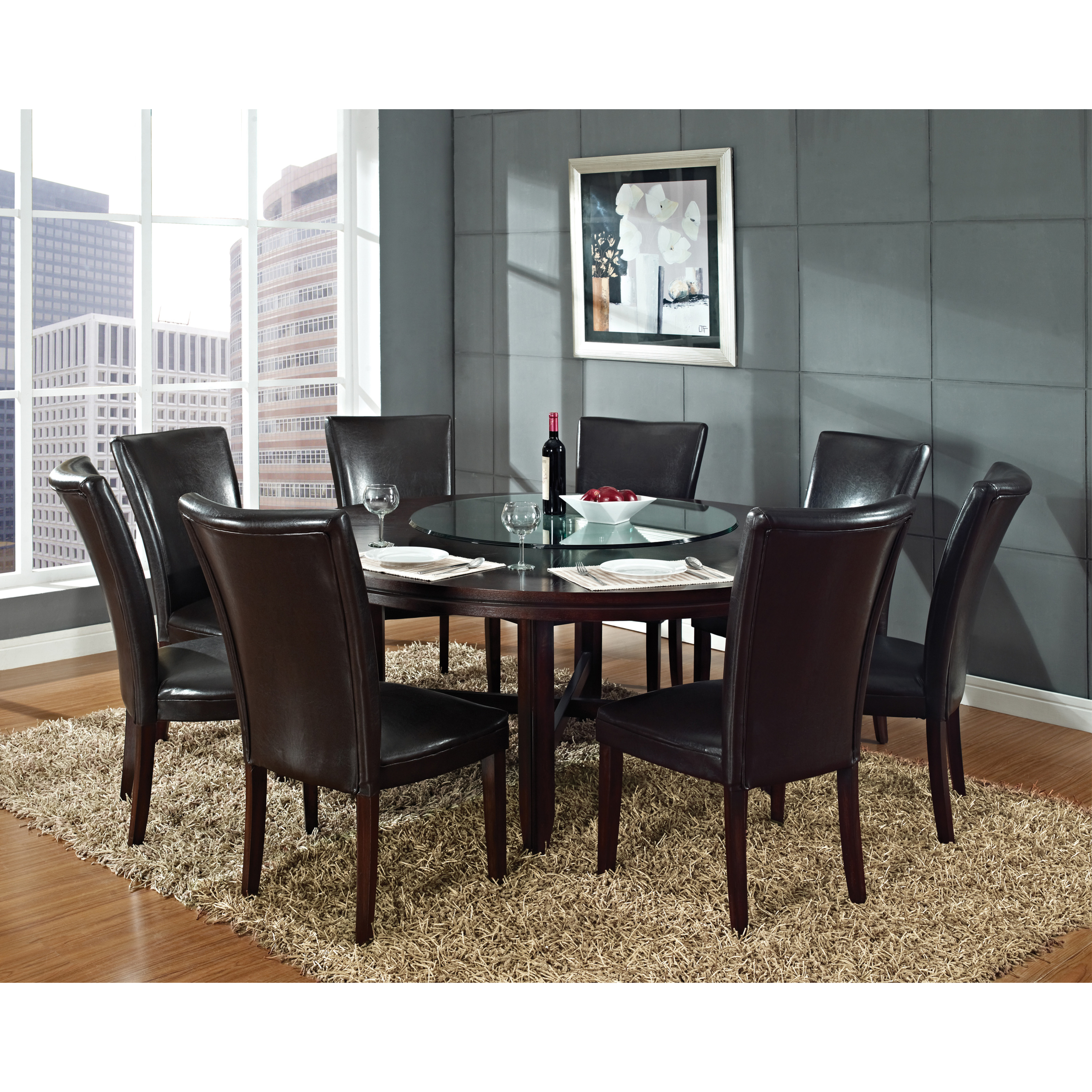 Round table 6 chairs