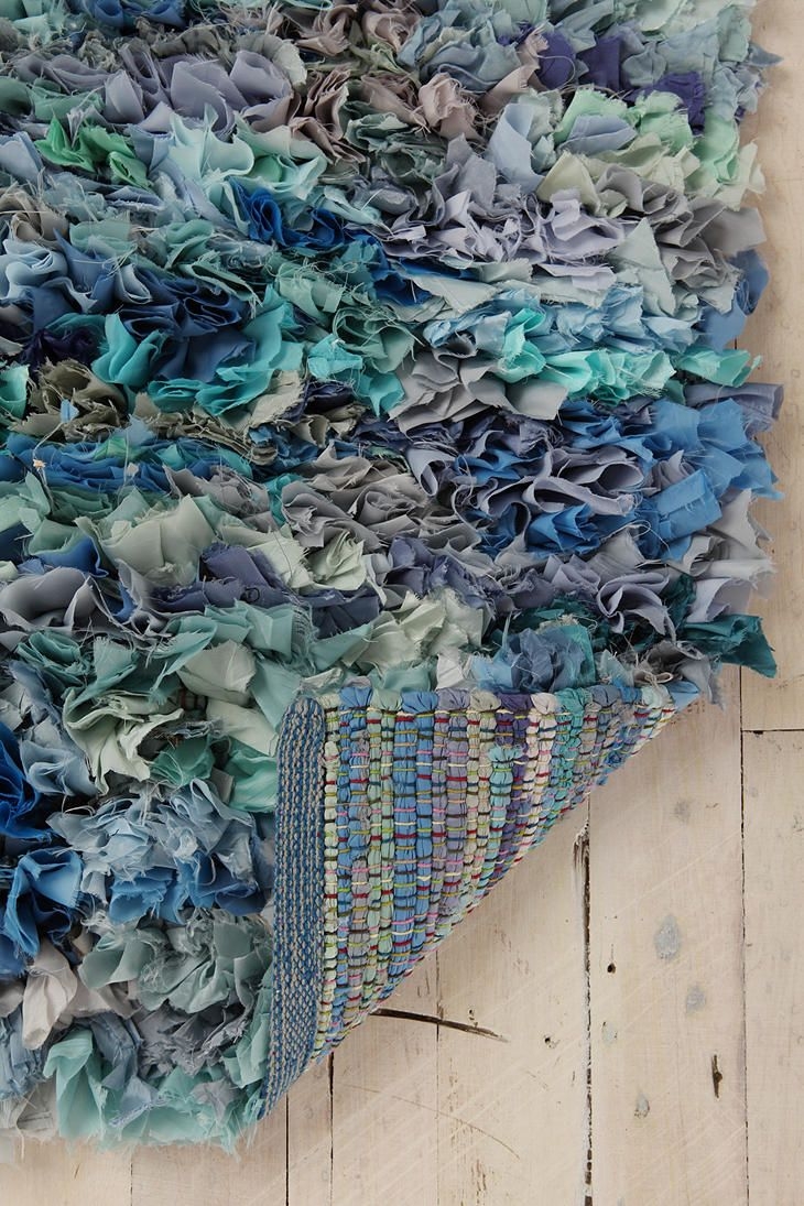 Shag bathroom rug