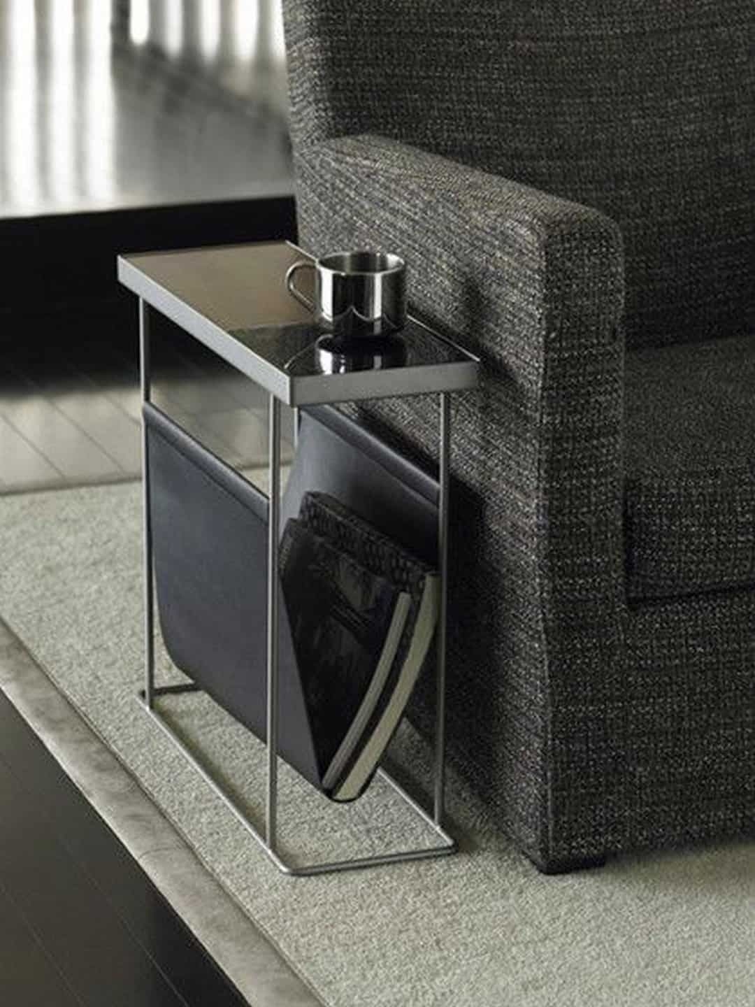 Side table magazine rack 1