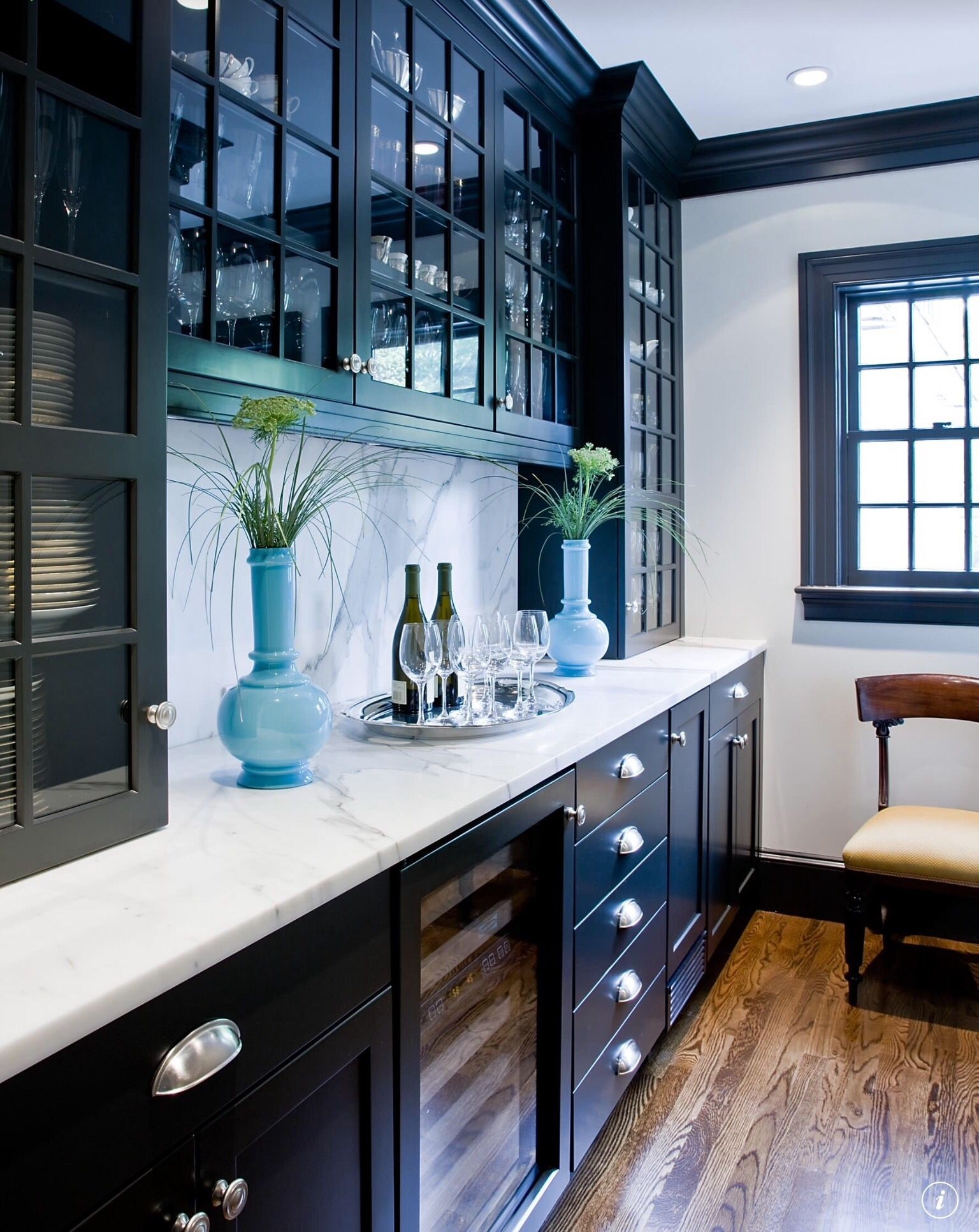 Sideboard with marble top