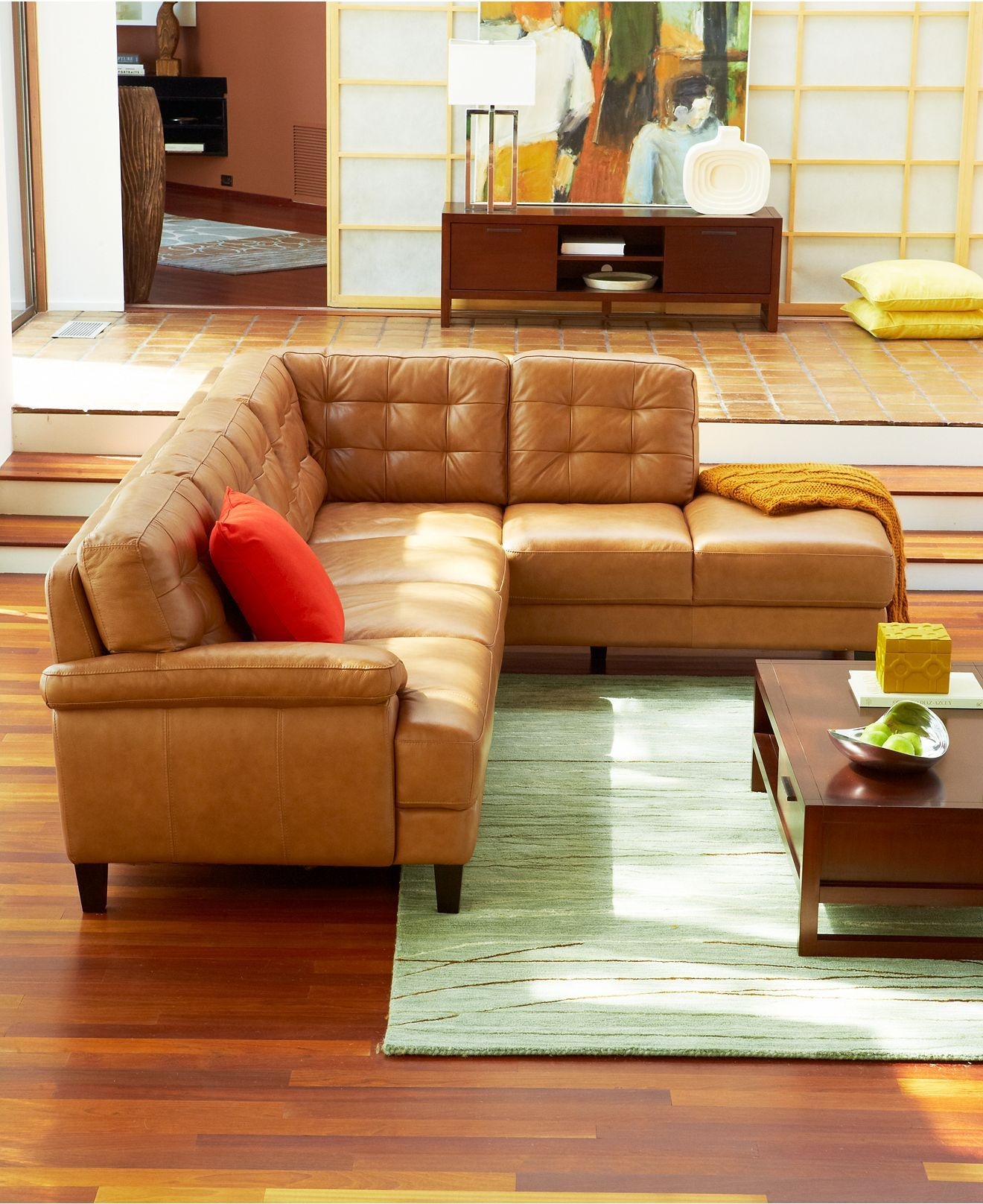 Small round sectional sofa