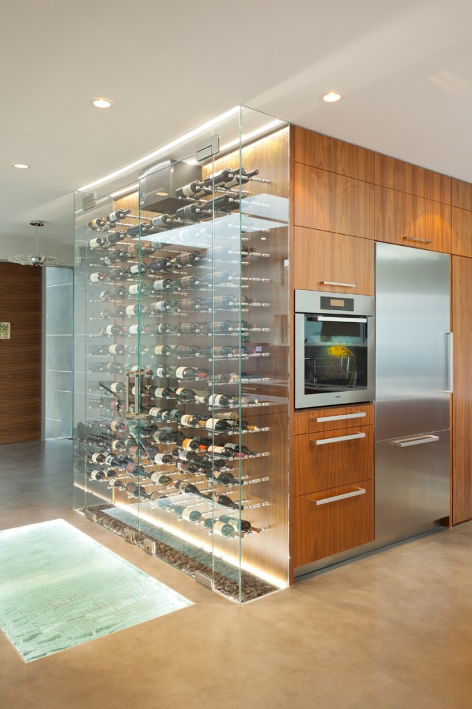 Wall mount wine storage
