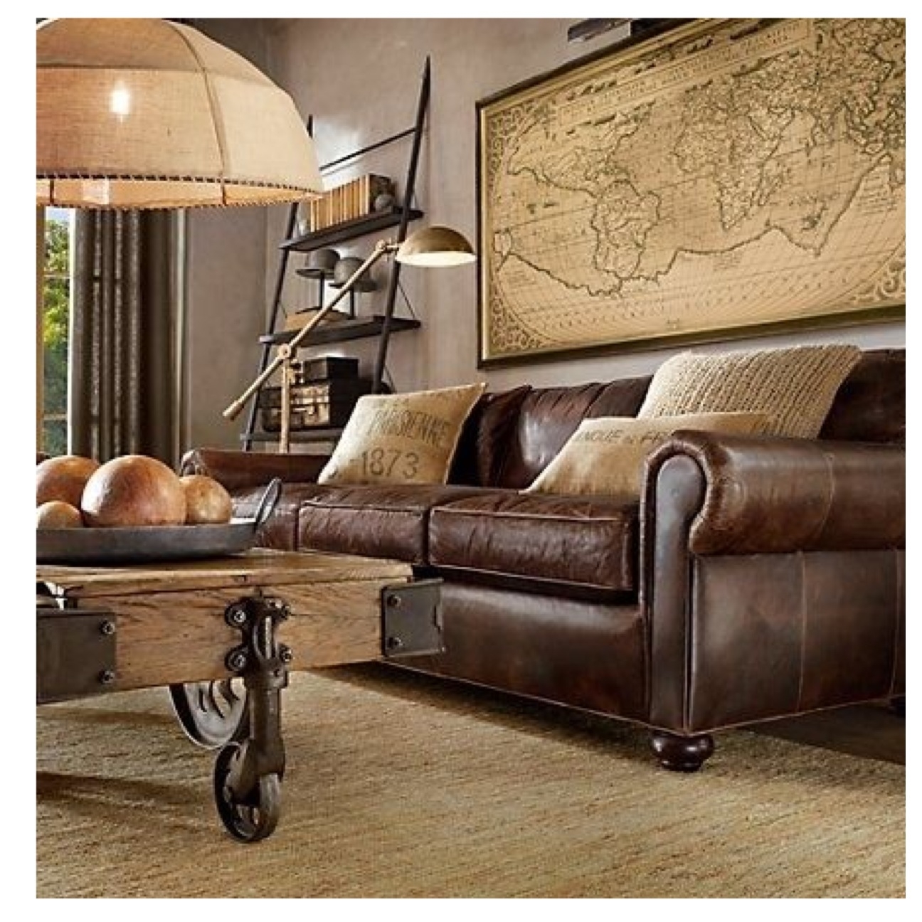 Wide sofa