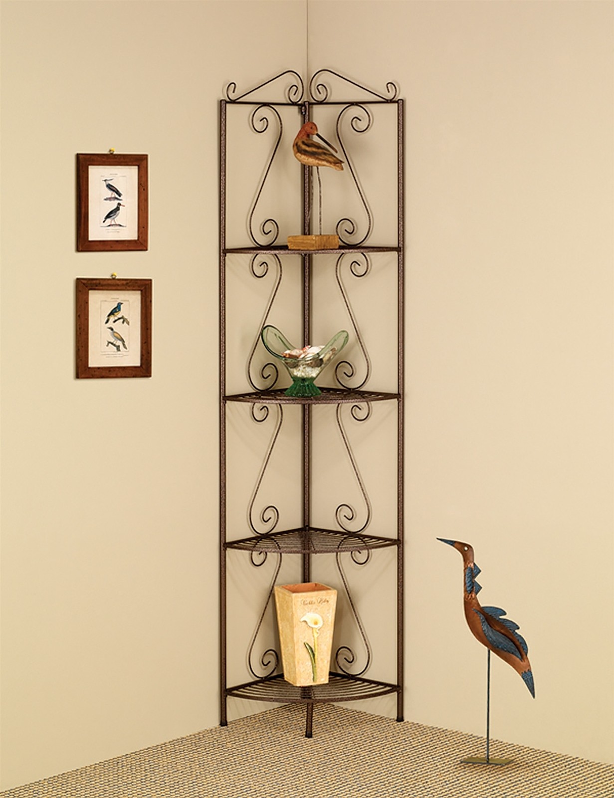 4 Tier Corner Shelf