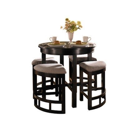 Broyhill Living Room%2c Bedroom More Mirren Pointe Round Counter Table In Chocolate