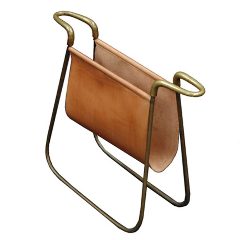 Carl Aubock Magazine Holder Contemporary Magazine Racks