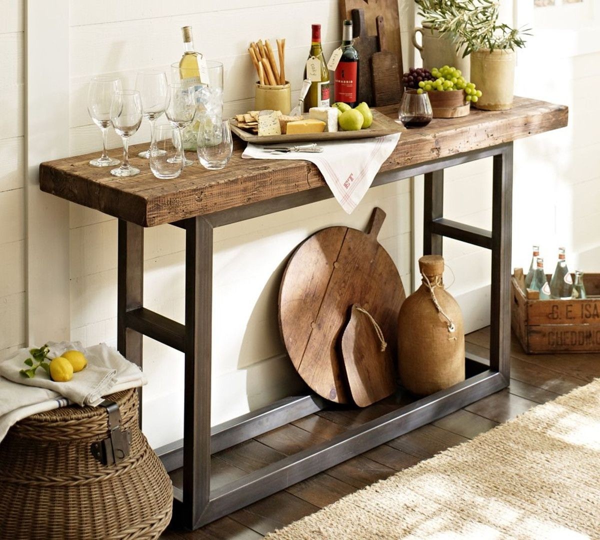 Console table base