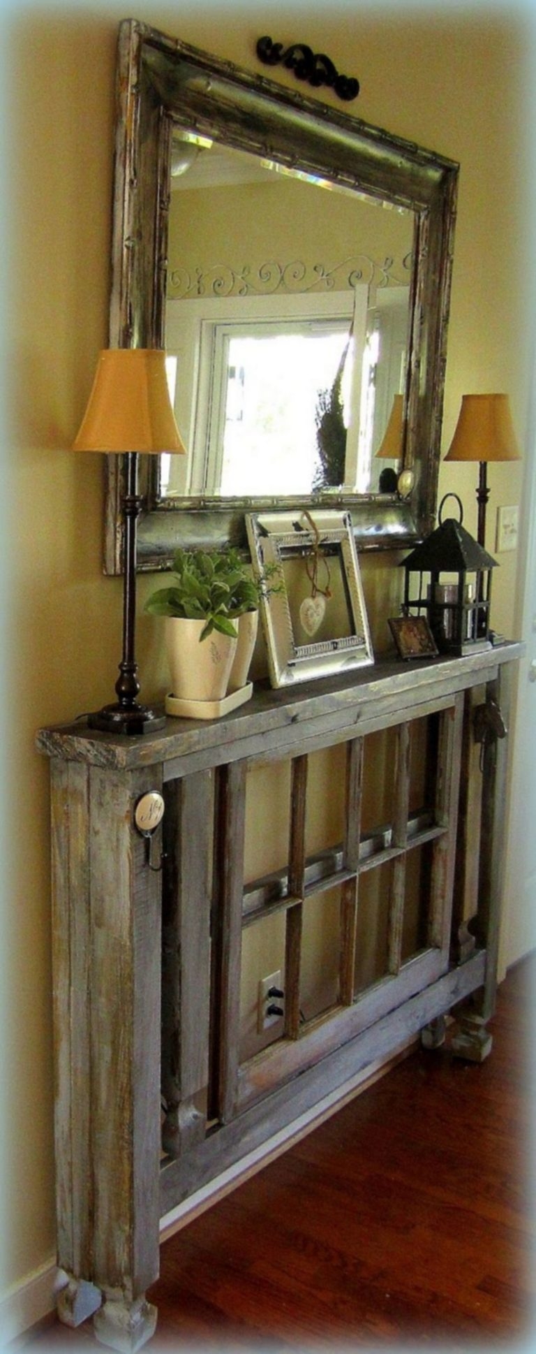 Small entryway console table