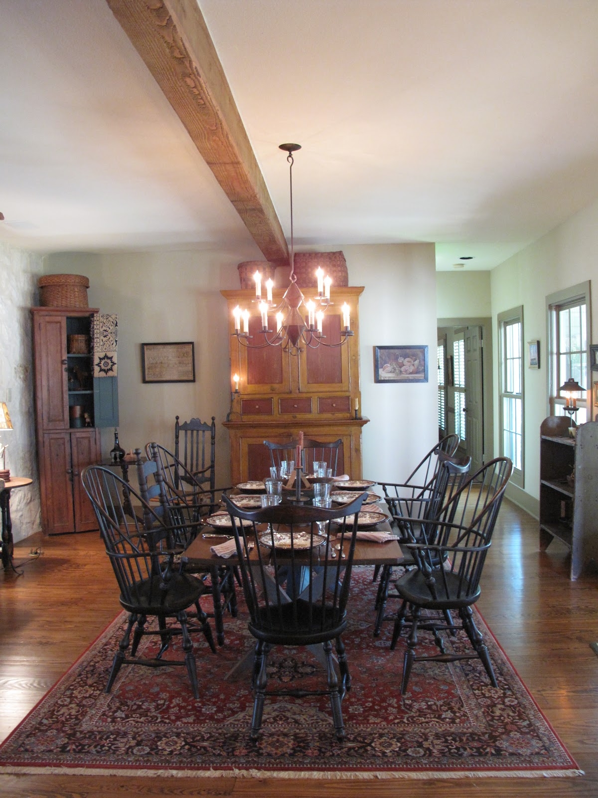 Windsor dining room set 8