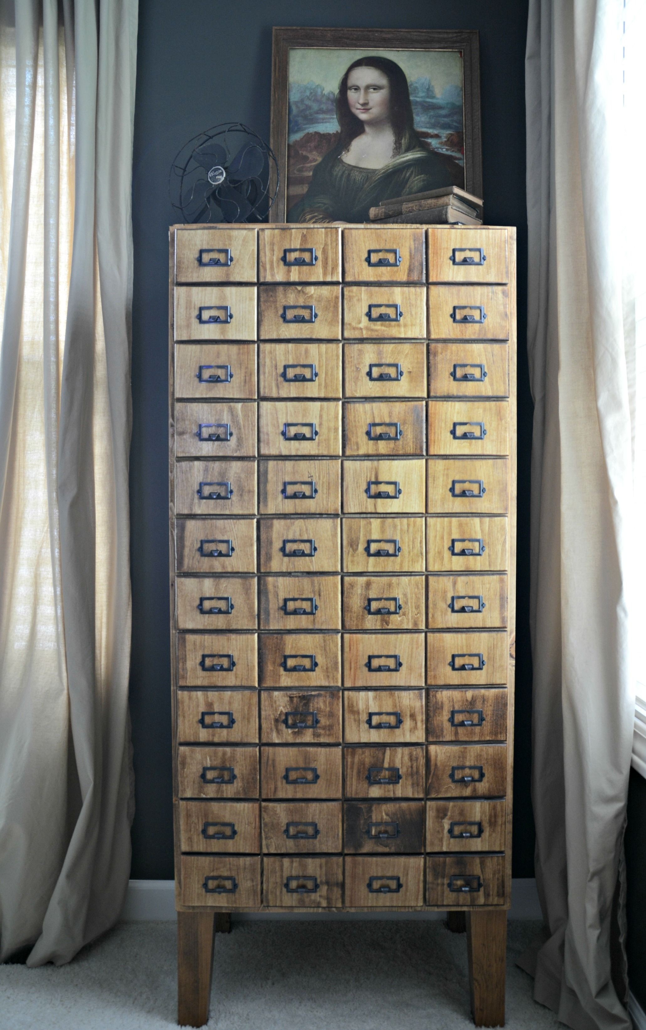 Wooden multi drawer cabinet