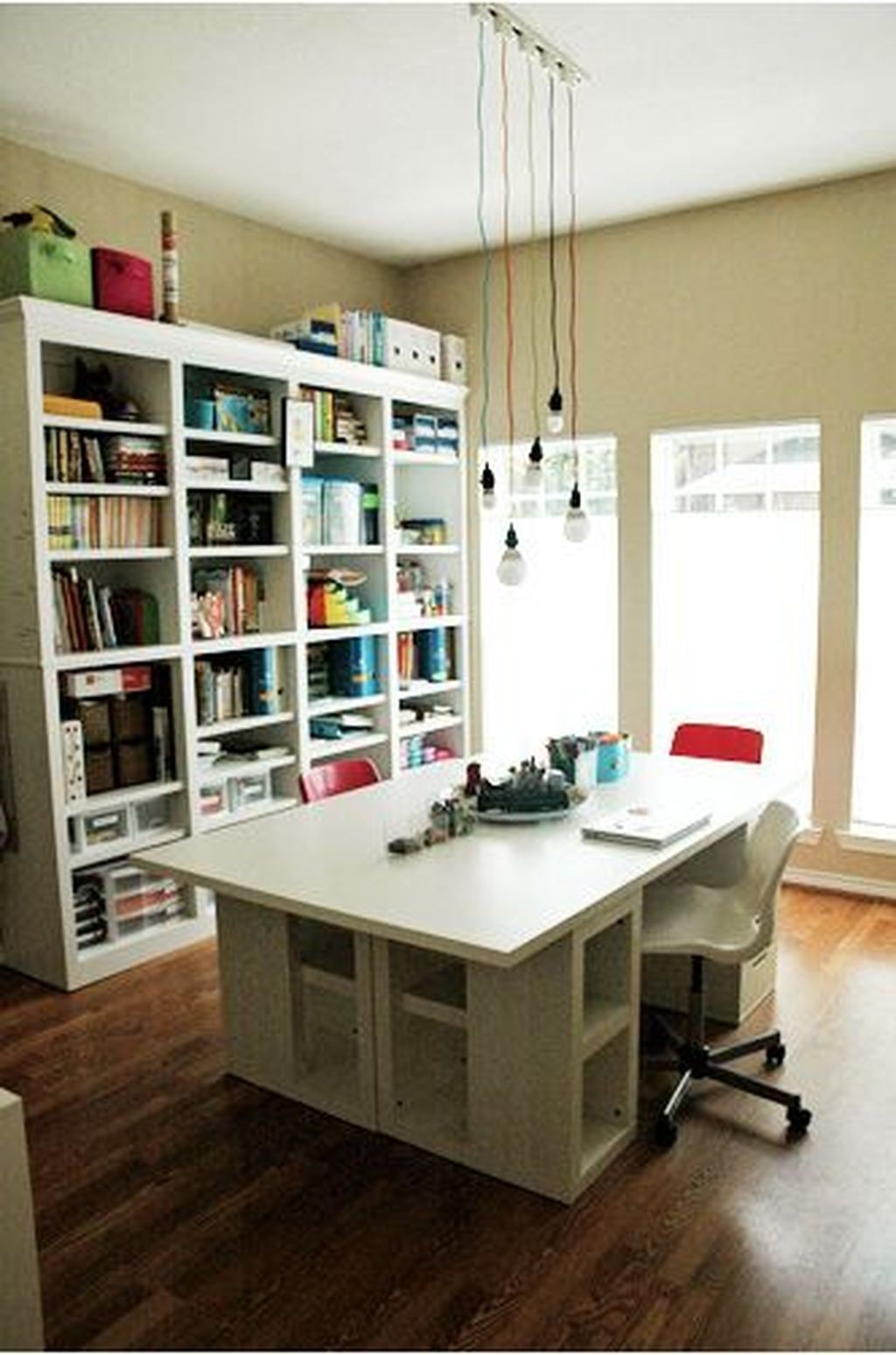 Work tables with storage 6