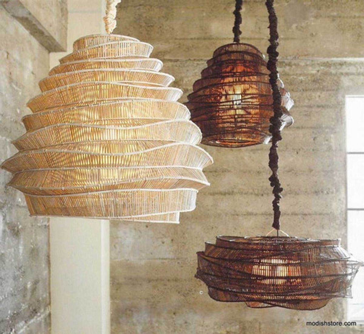 Bamboo pendant light 1