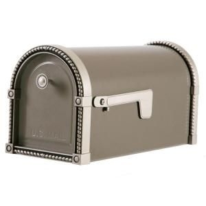 Bronze mailbox and post 15