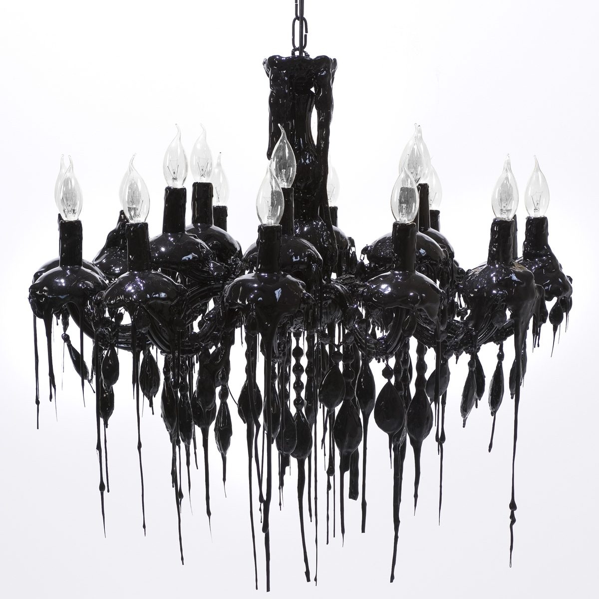Candle look chandelier 2
