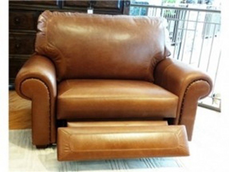 Chair and a half recliner leather 1