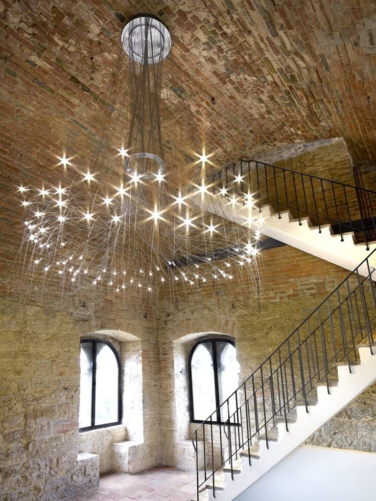 Led metal ceiling lamp fontana by metal spot design orazio