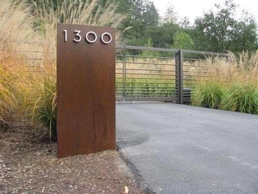 Metal House Number Signs