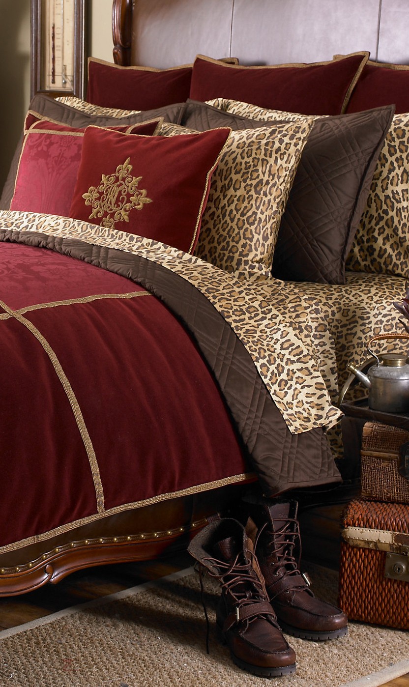 Luxury animal print bedding 1