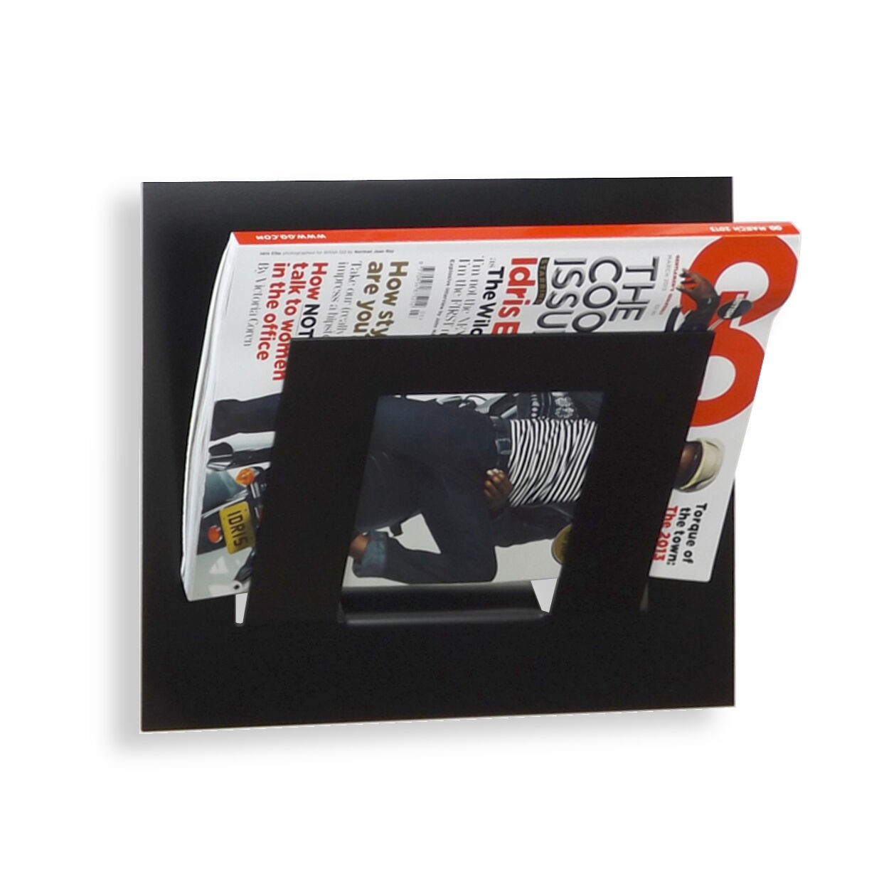 Newspaper racks wall mounted