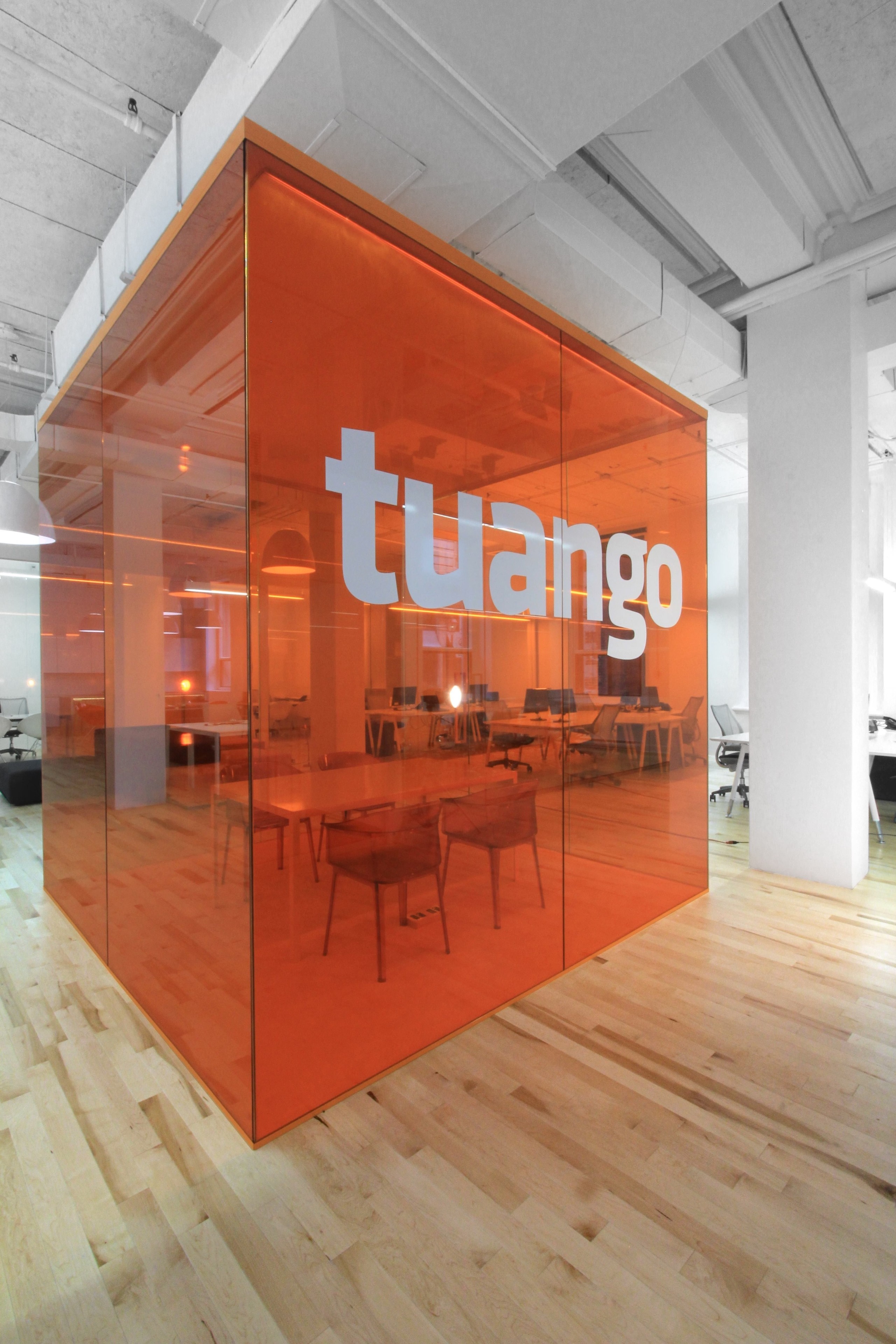 Plexiglass room divider