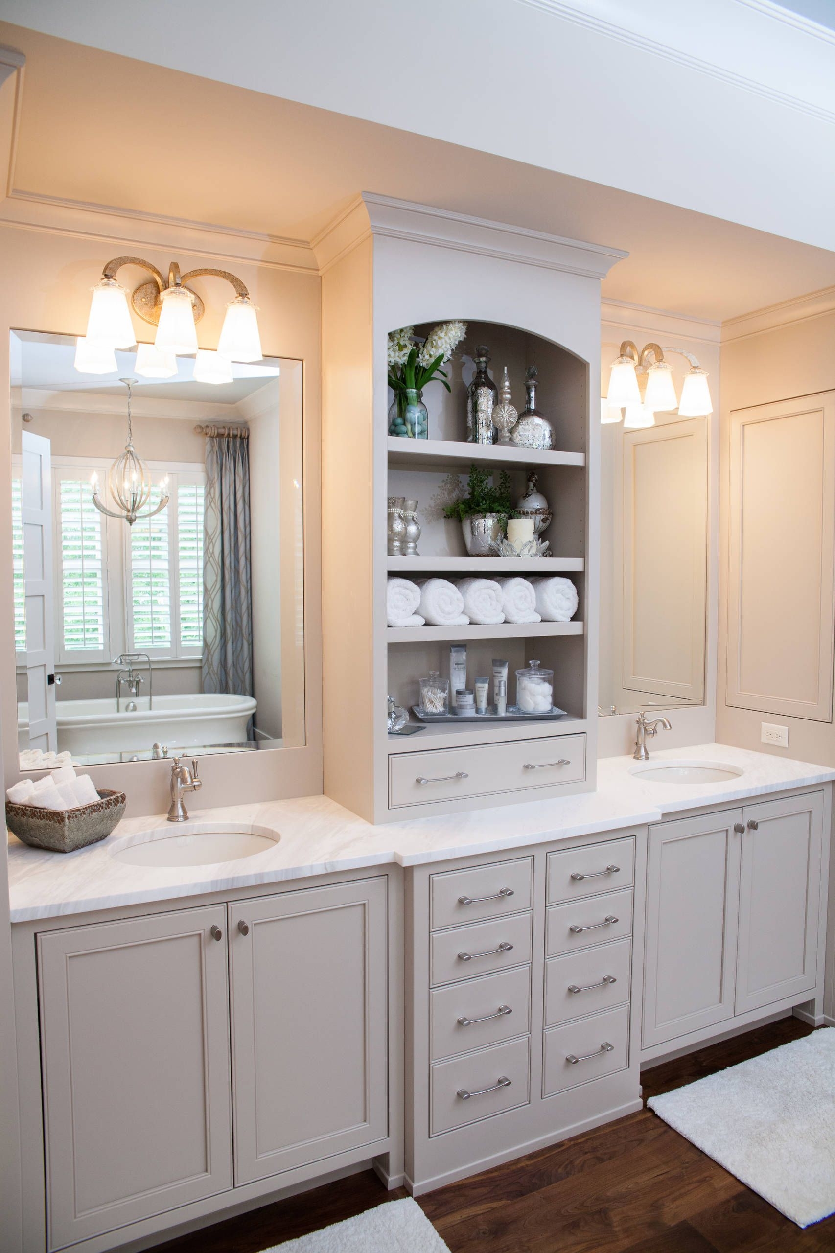 Roswell home farmhouse bathroom atlanta