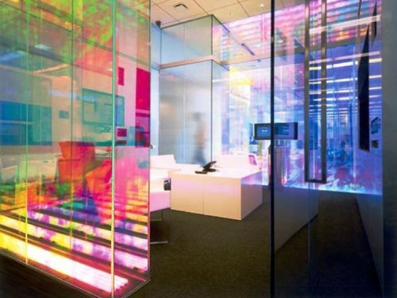 Transparent room divider