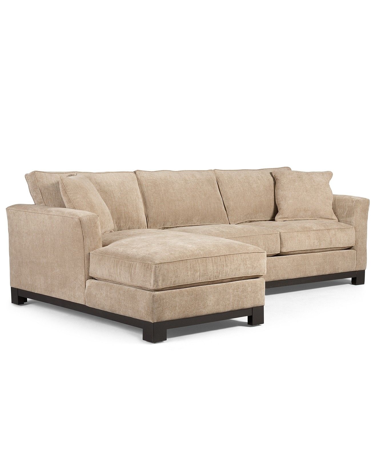 Wide leather sofa