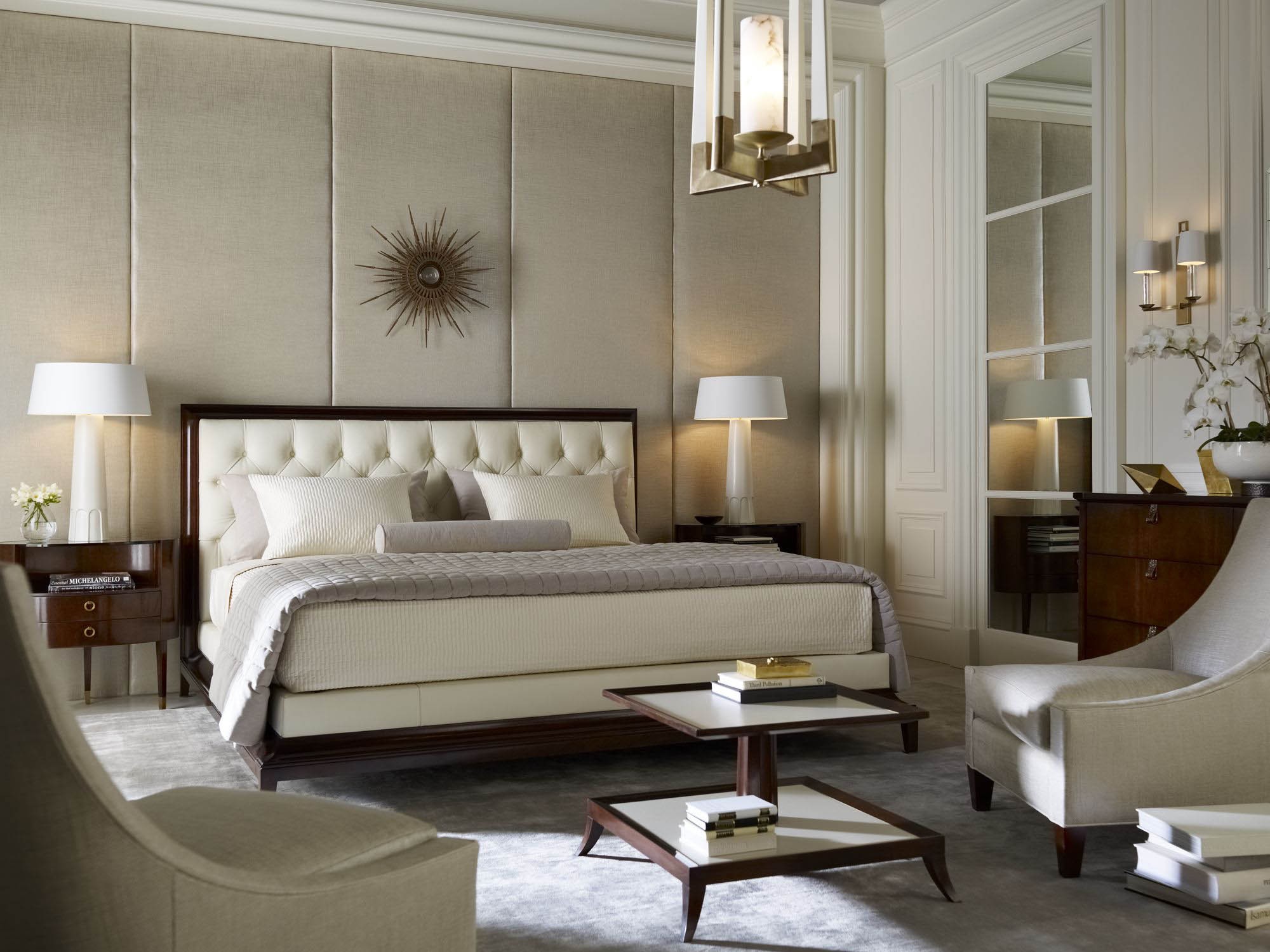 Wood frame upholstered headboard