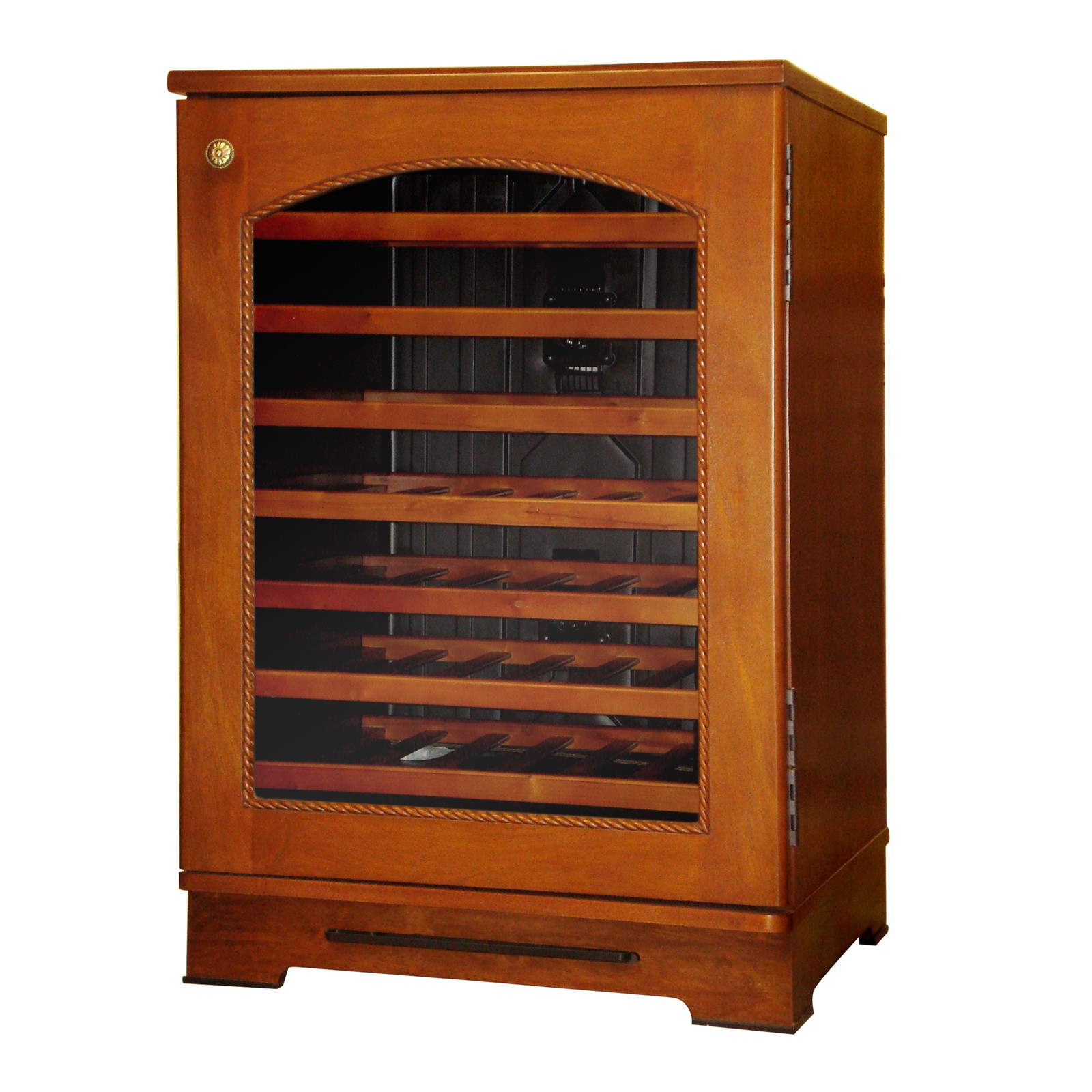 Wood wine refrigerator