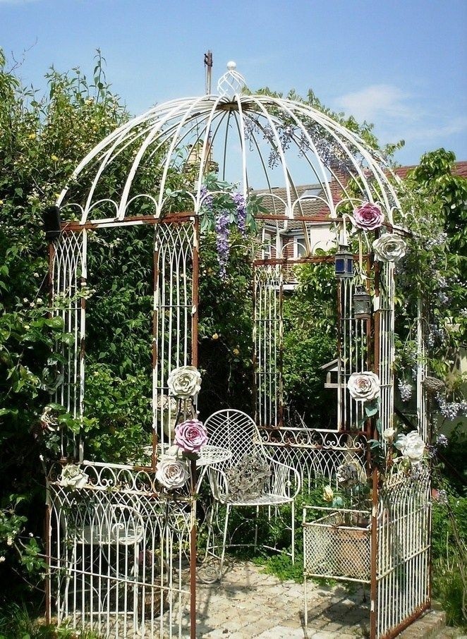 Wrought iron arbor 1