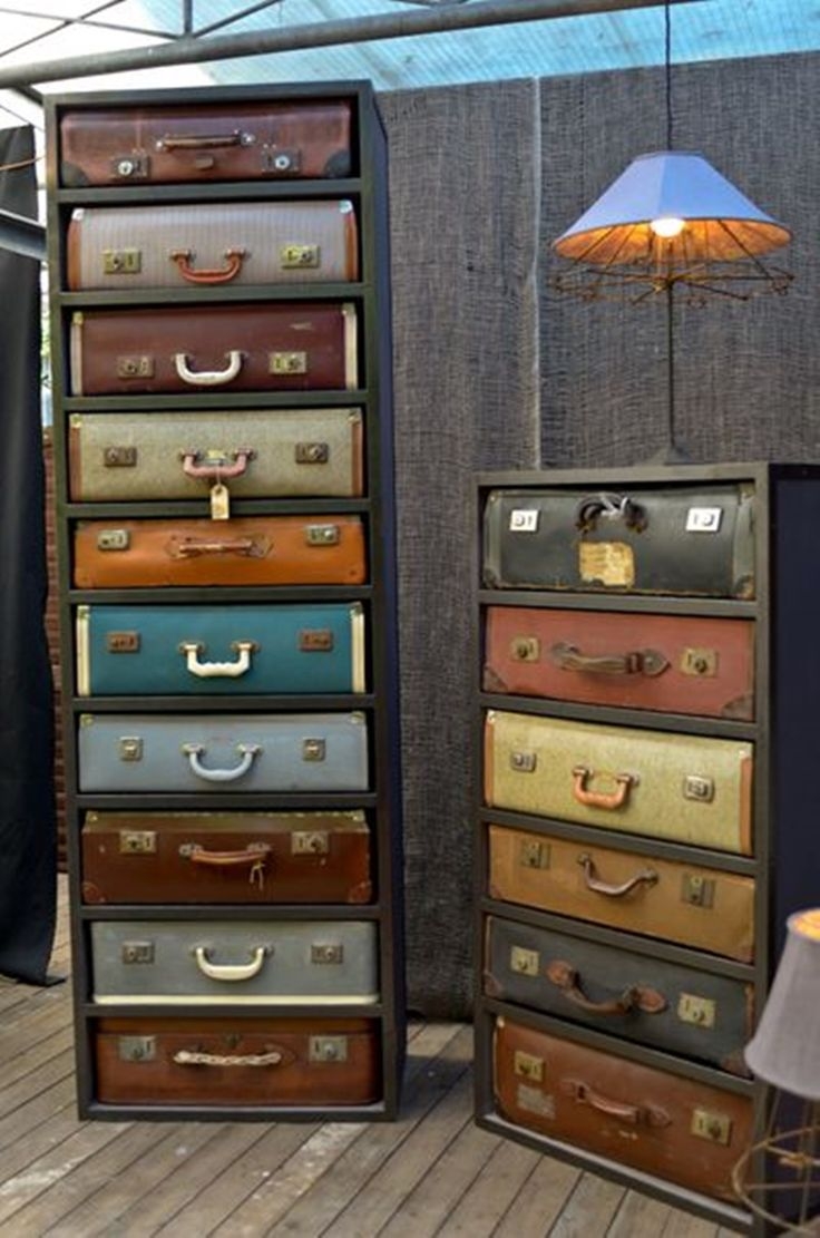 Chest of drawers with shelves 8