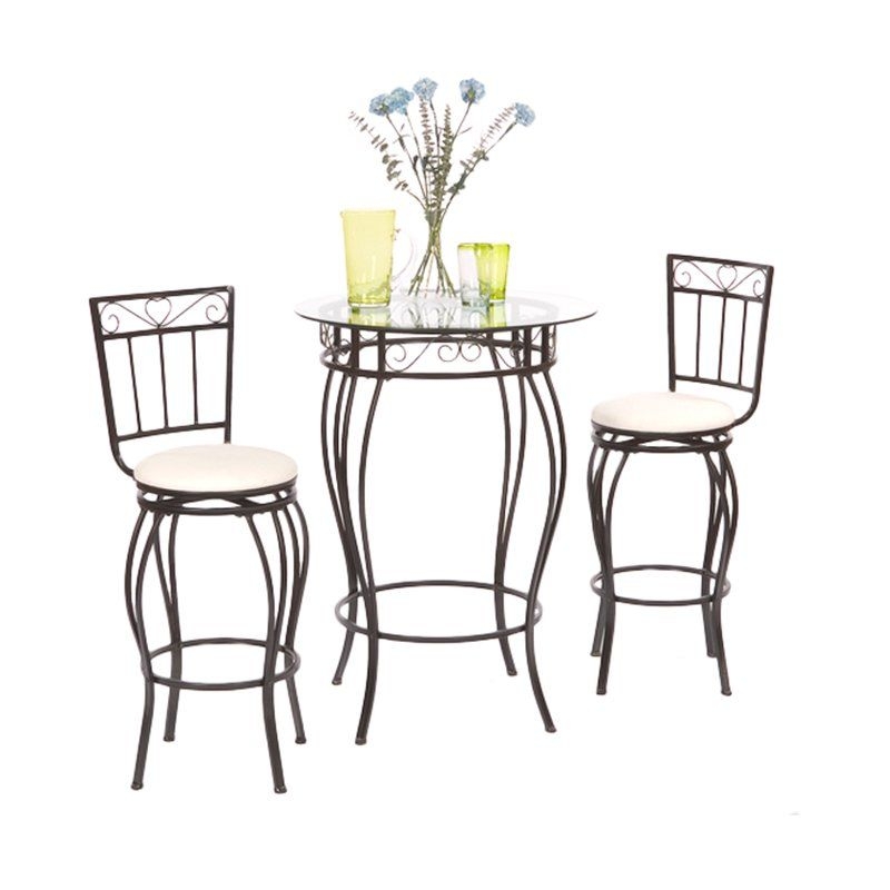 High bistro table set
