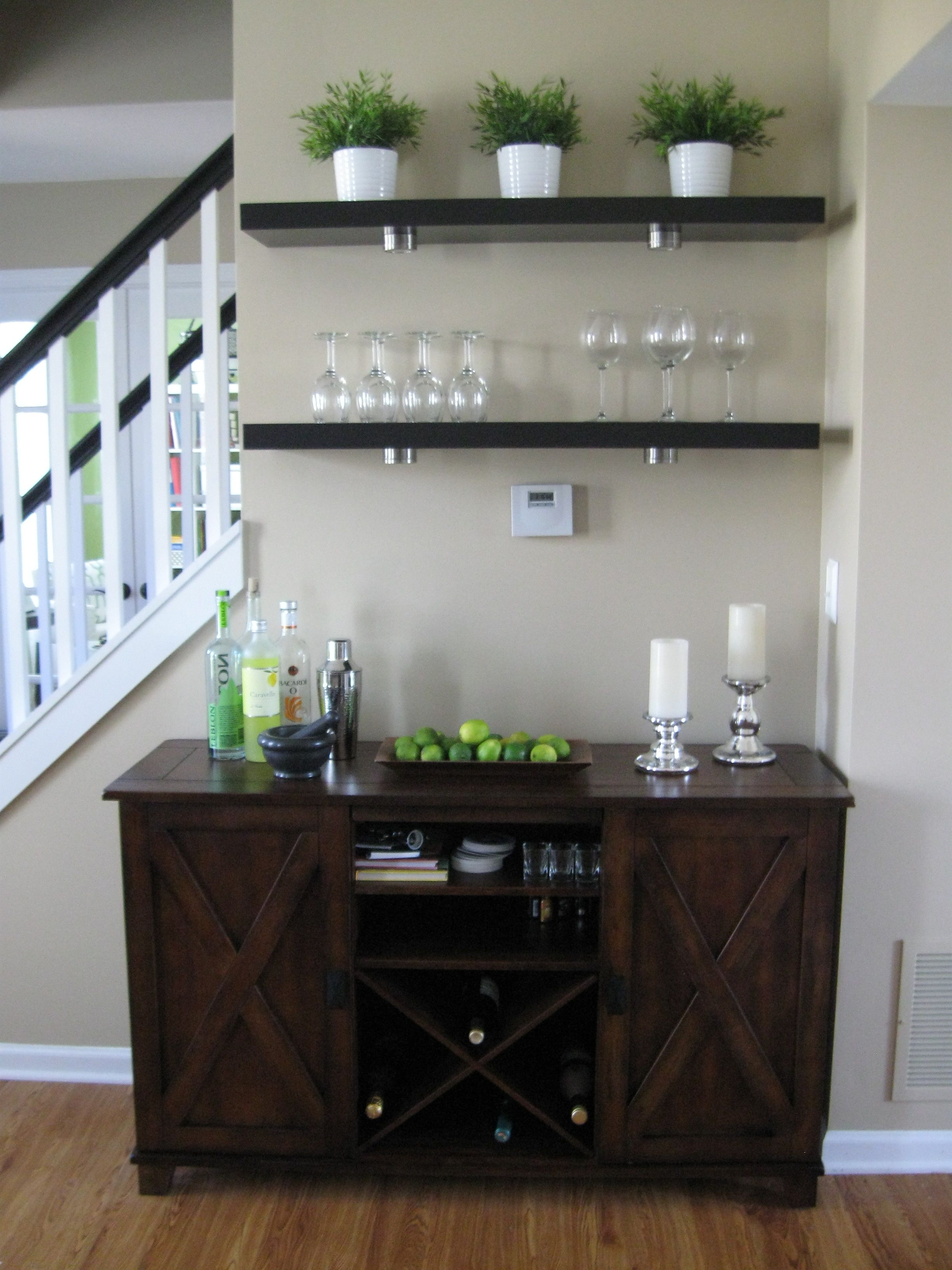 Living room bar cabinet