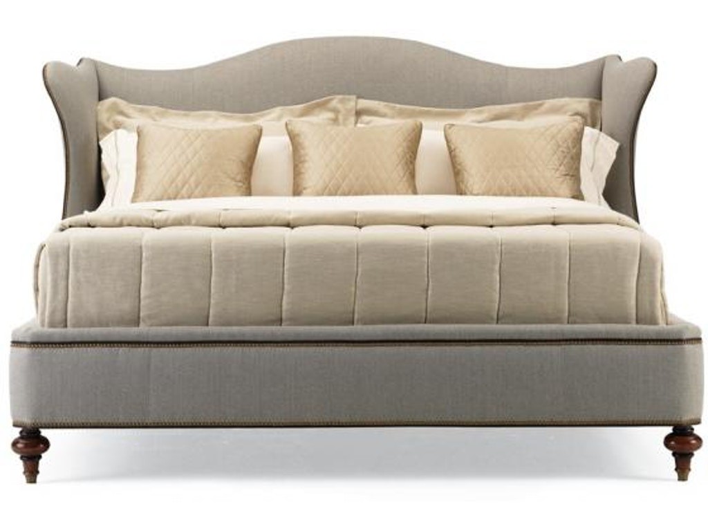 Wingback bed frame