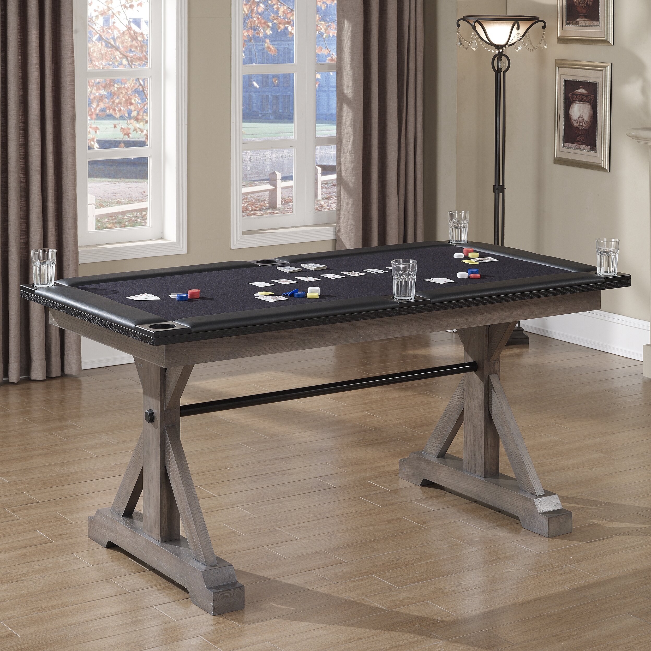 Bandit Poker Table Finish: Glacier