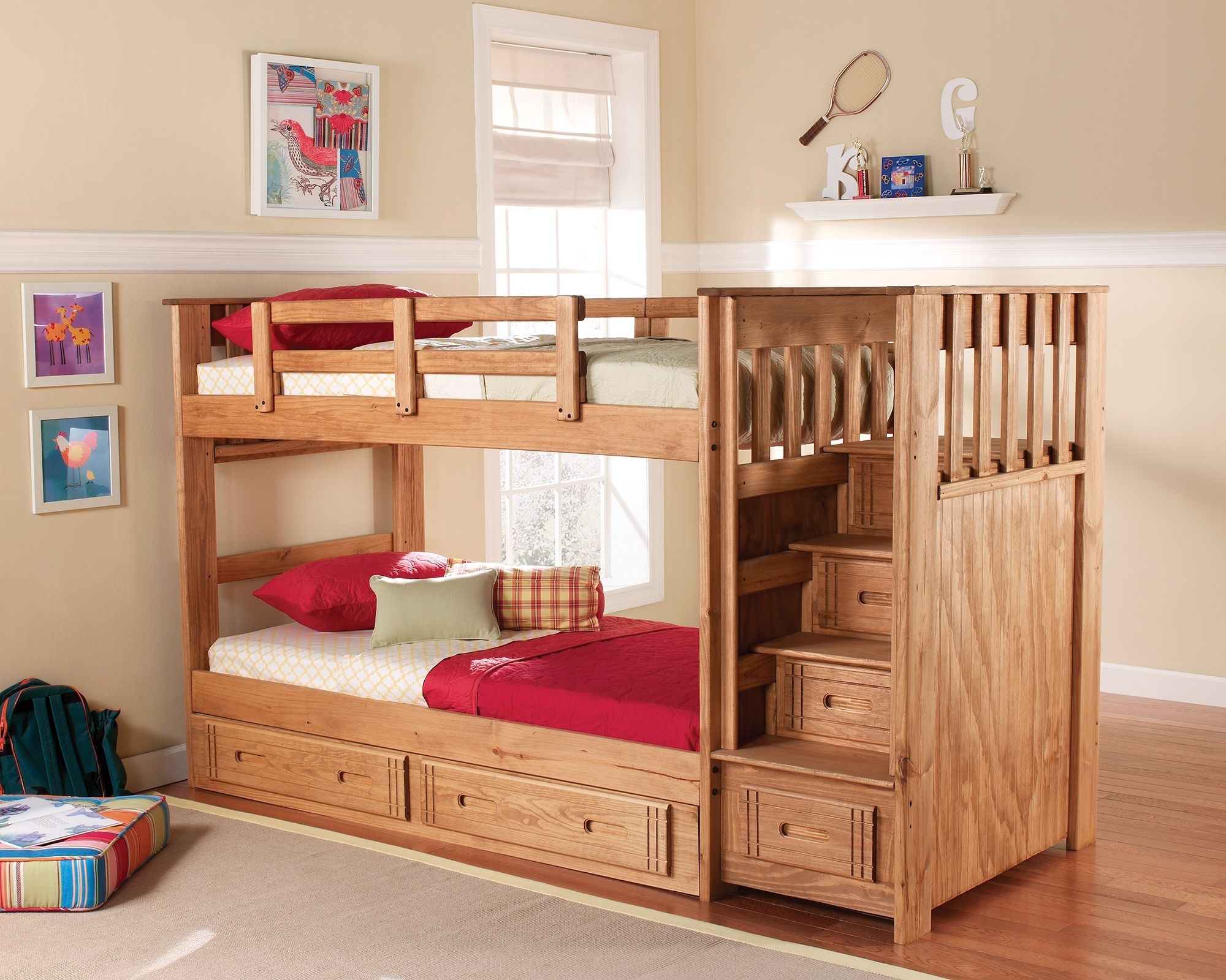 Bunk bed rope ladder