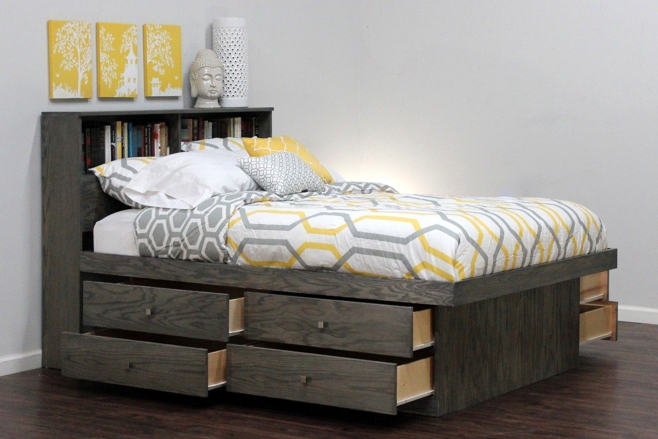 Full size platform bed