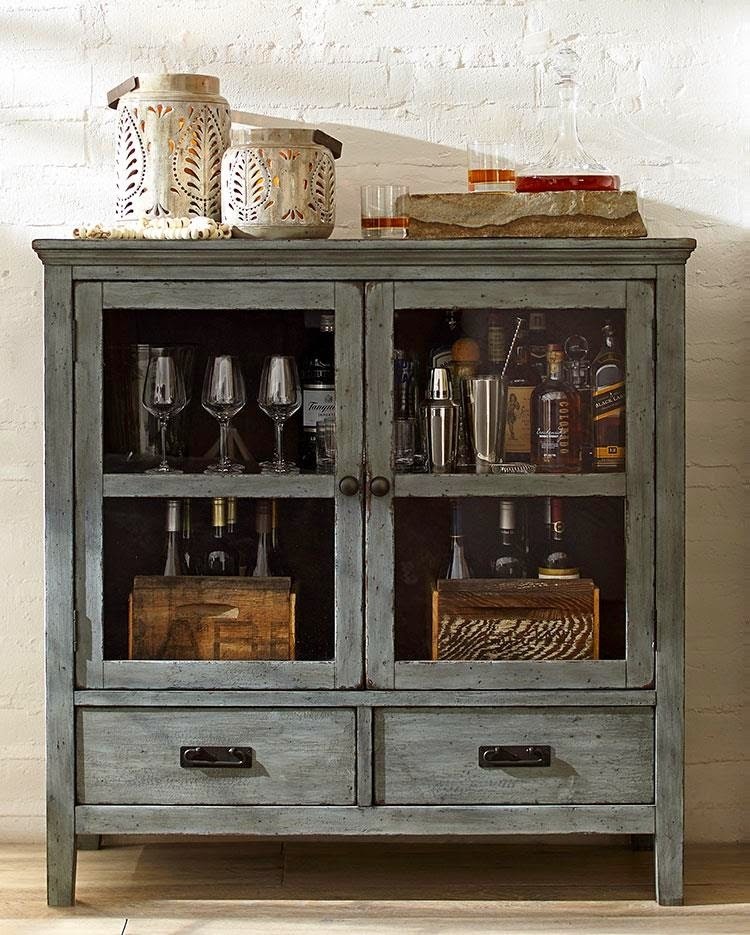 Rustic wine cabinets