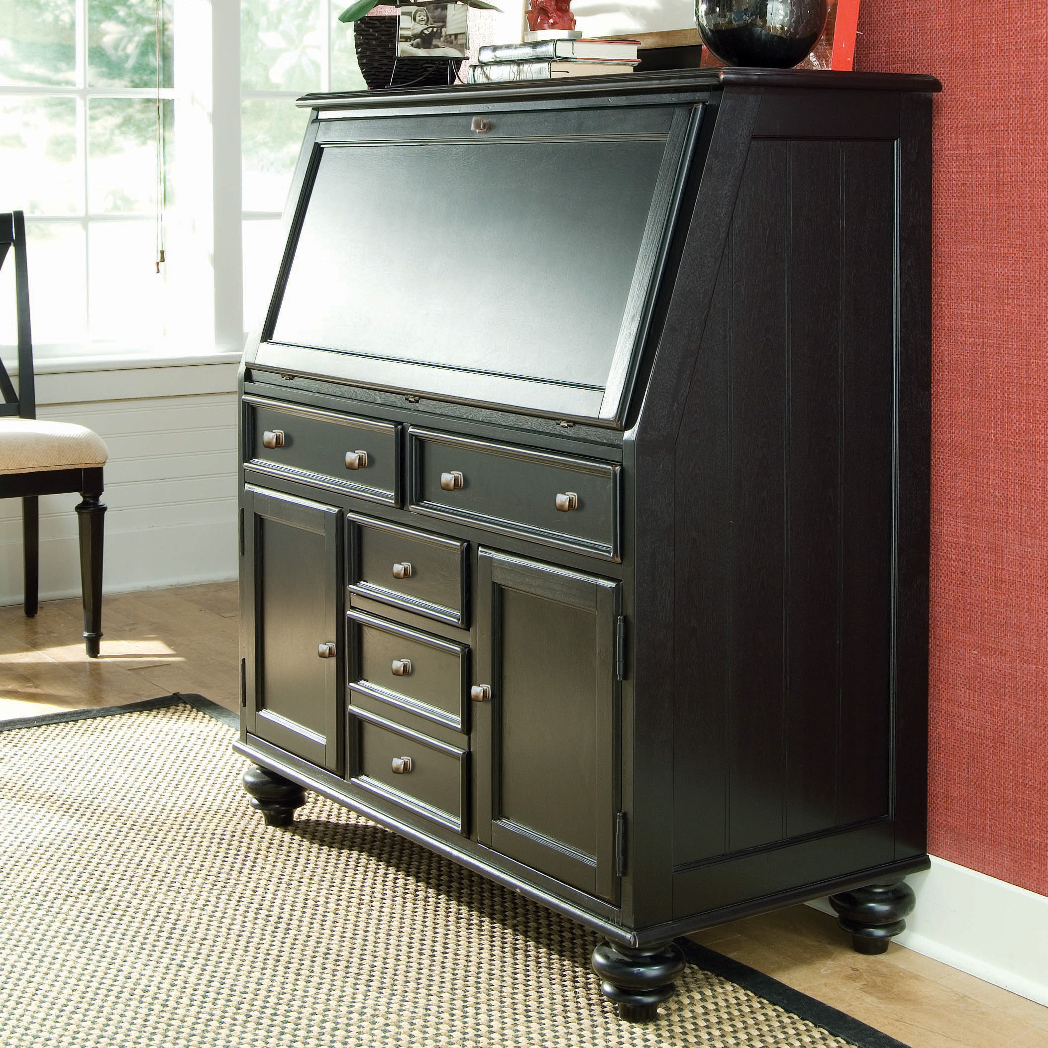 Secretary style computer desk 19