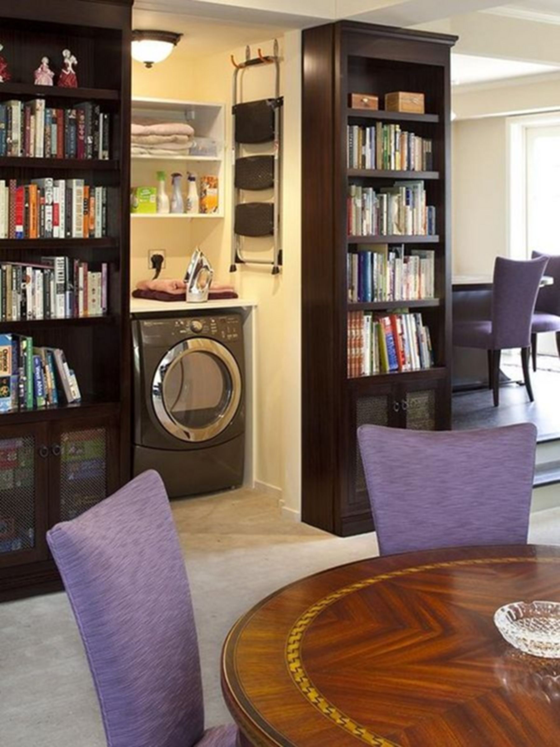 Bookshelf sliding doors