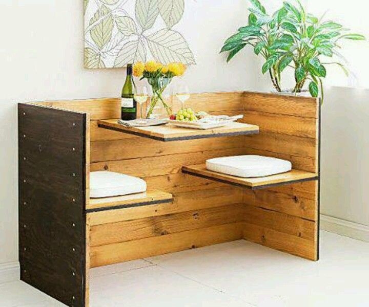 Breakfast tables for two
