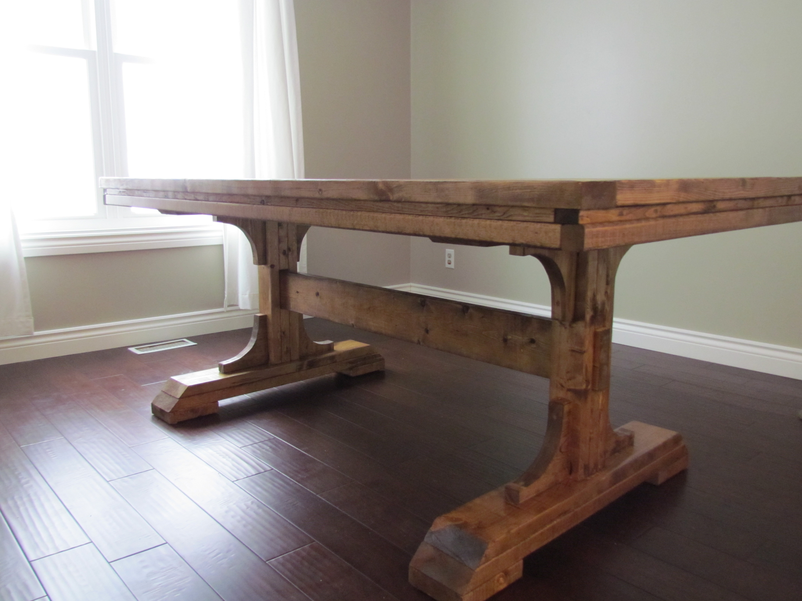 Double pedestal dining tables 9