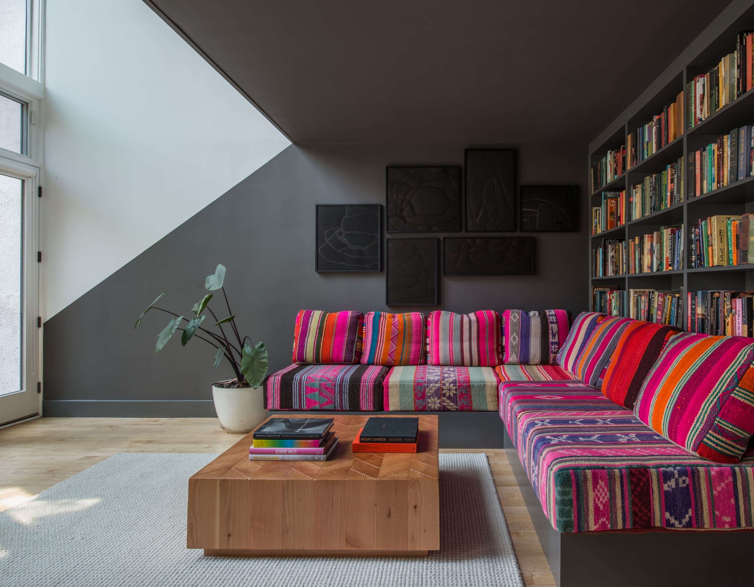 Floral print couches