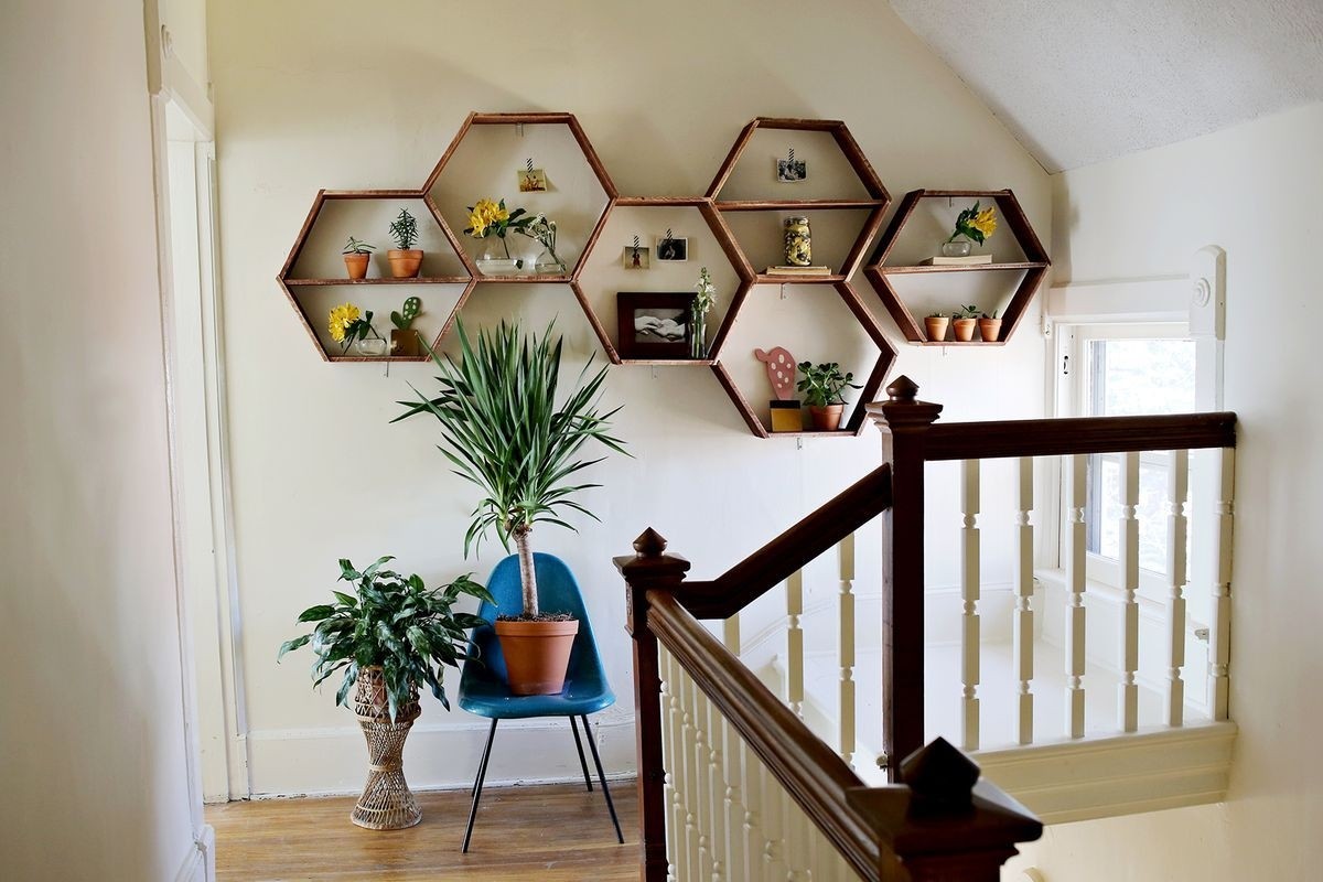 Living room wall shelves 1
