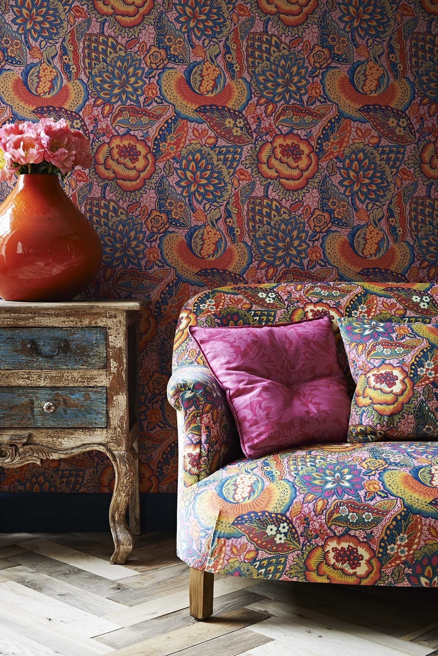 Printed sofa