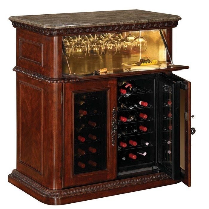 Refrigerated wine cabinet